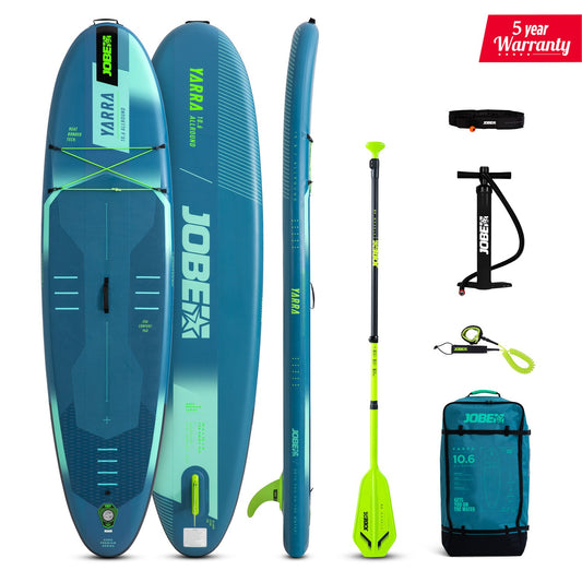 Jobe Aero Yarra 10.6 SUP-Board in Stahlblau