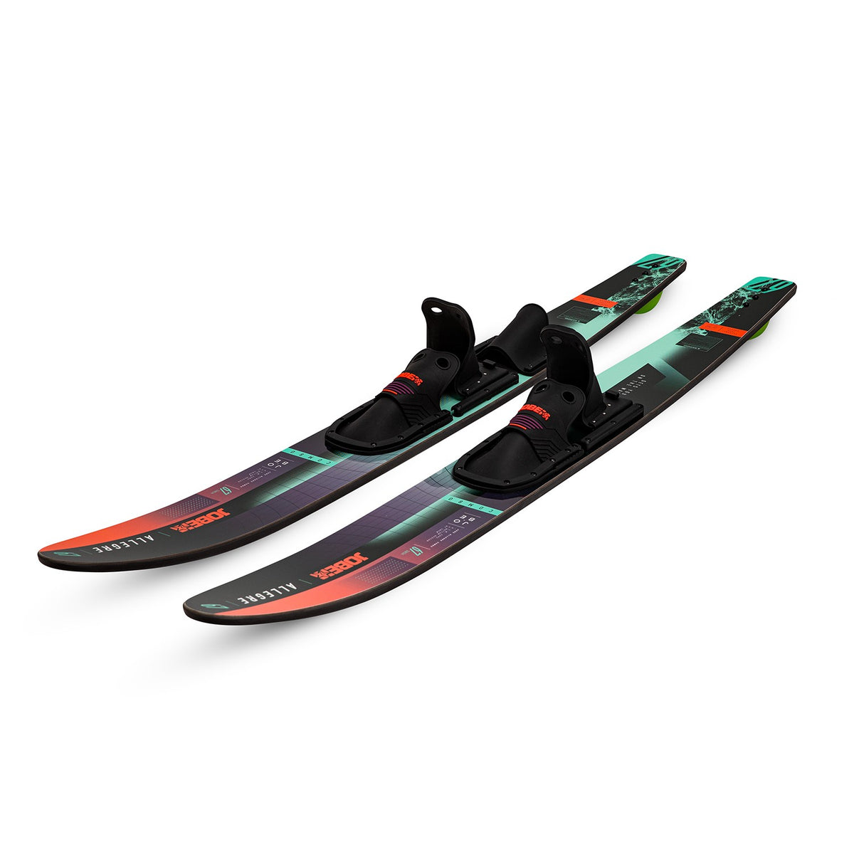 Jobe Allegre Combo Skis in Rot mit verstellbarer Bindung