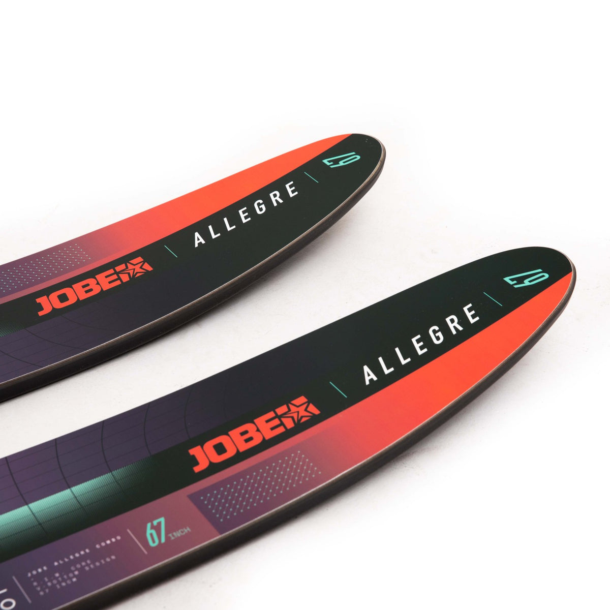 Spitzen der Jobe Allegre Combo Skis in Rot