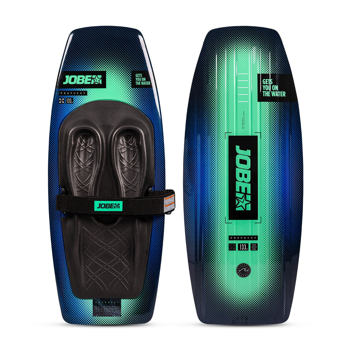 Jobe Prophecy Kneeboard mit geformten Finnen und gepolstertem Gurt