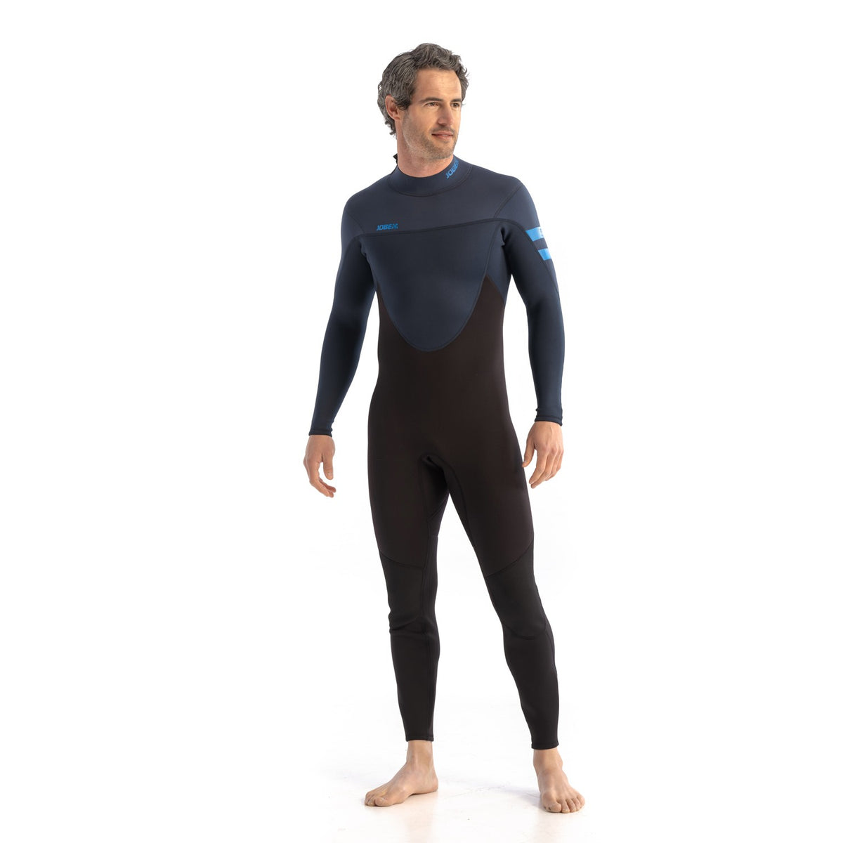 Jobe Perth 3/2 mm Neoprenanzug Herren in Blau mit Rückenreißverschluss