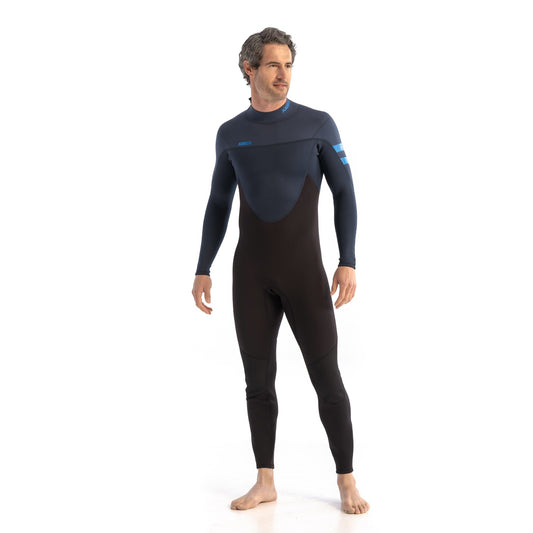 Jobe Perth 3/2 mm Neoprenanzug Herren in Blau mit Rückenreißverschluss