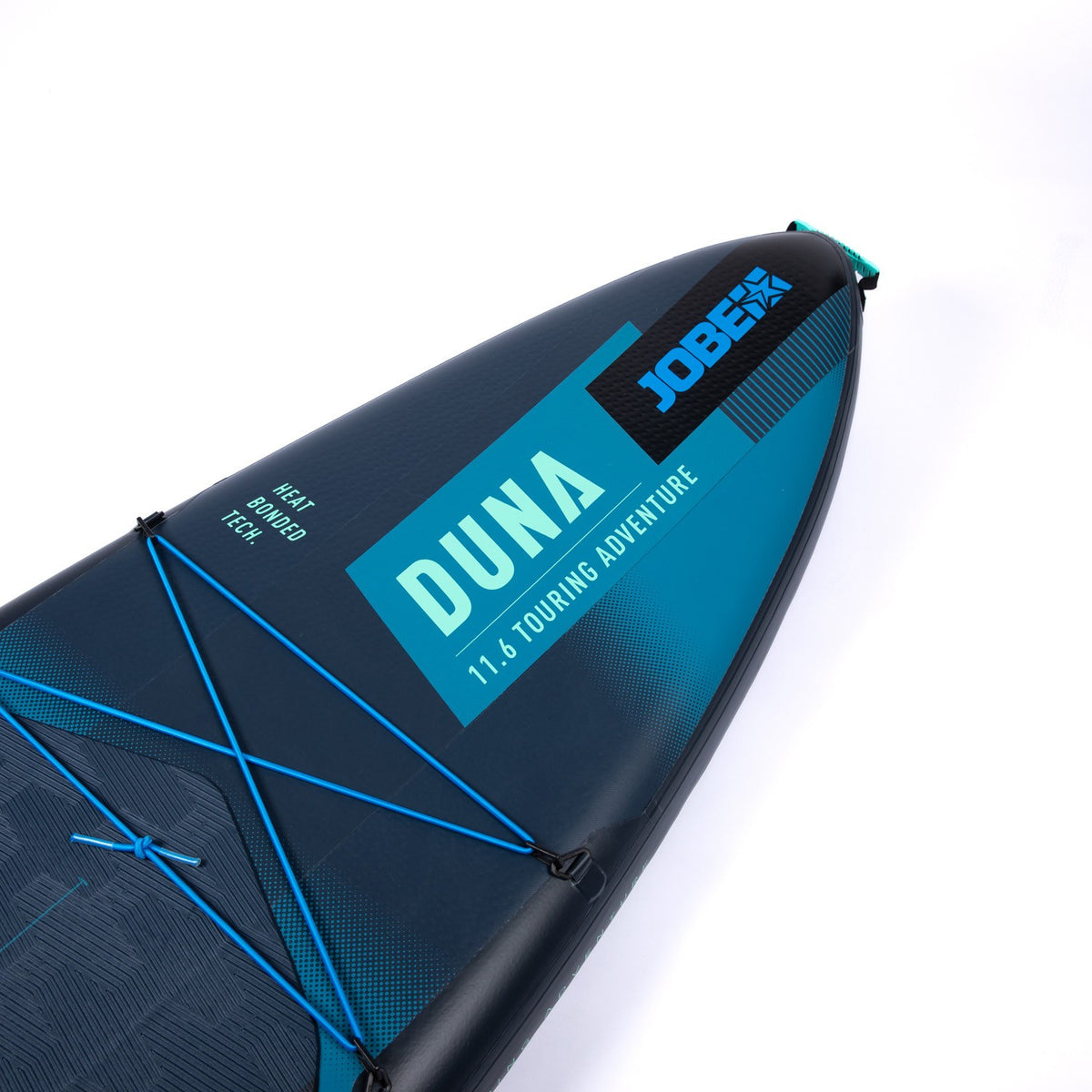 Bug des Jobe Aero Duna 11.6 in Blau mit Bungee-Netz