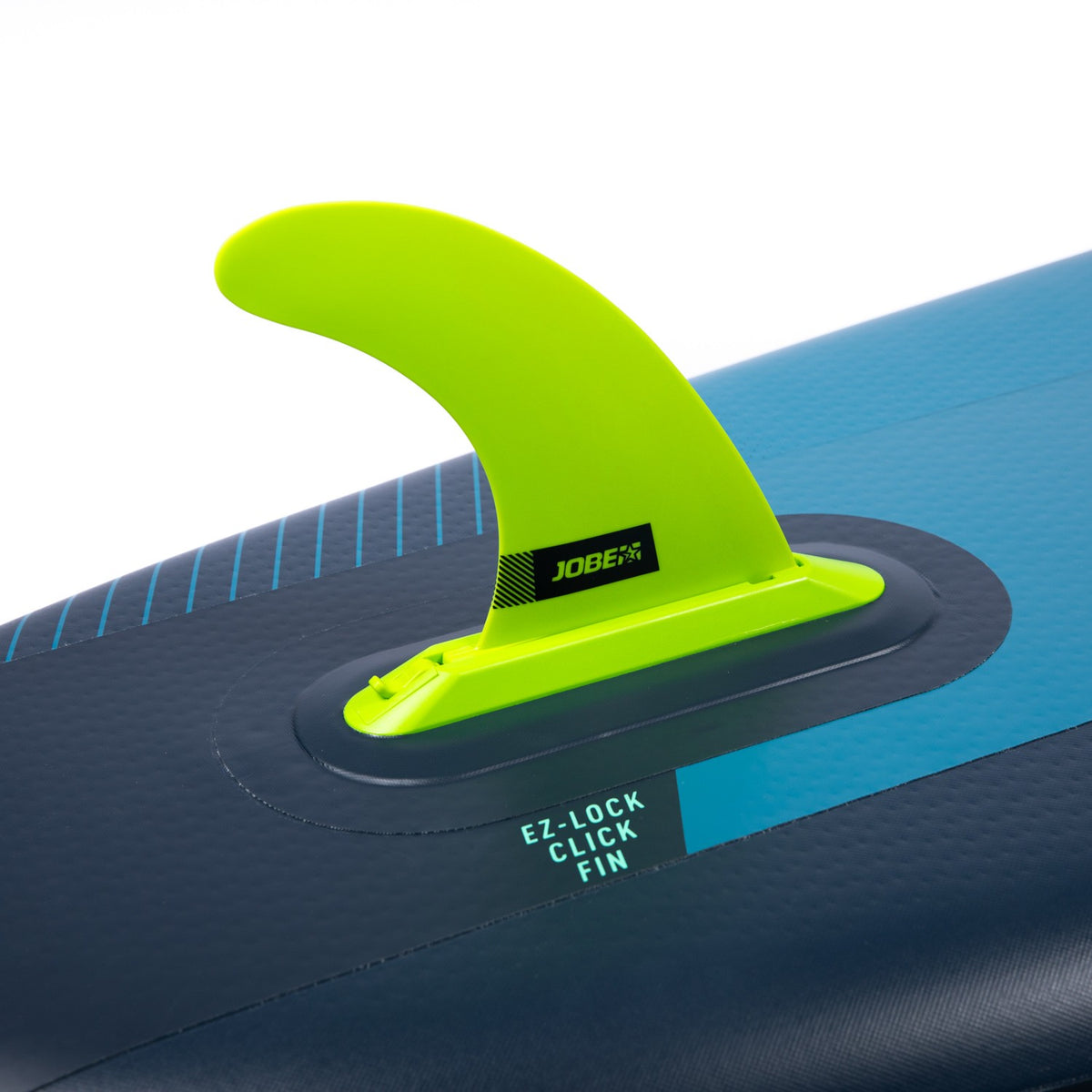 EZ-Lock-Click-Finne am Jobe Aero Duna 11.6 in Blau