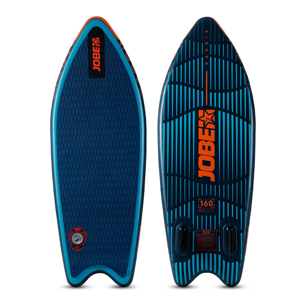 Jobe Raddix aufblasbarer Wakesurfer mit diamantgeriffeltem Deckpad