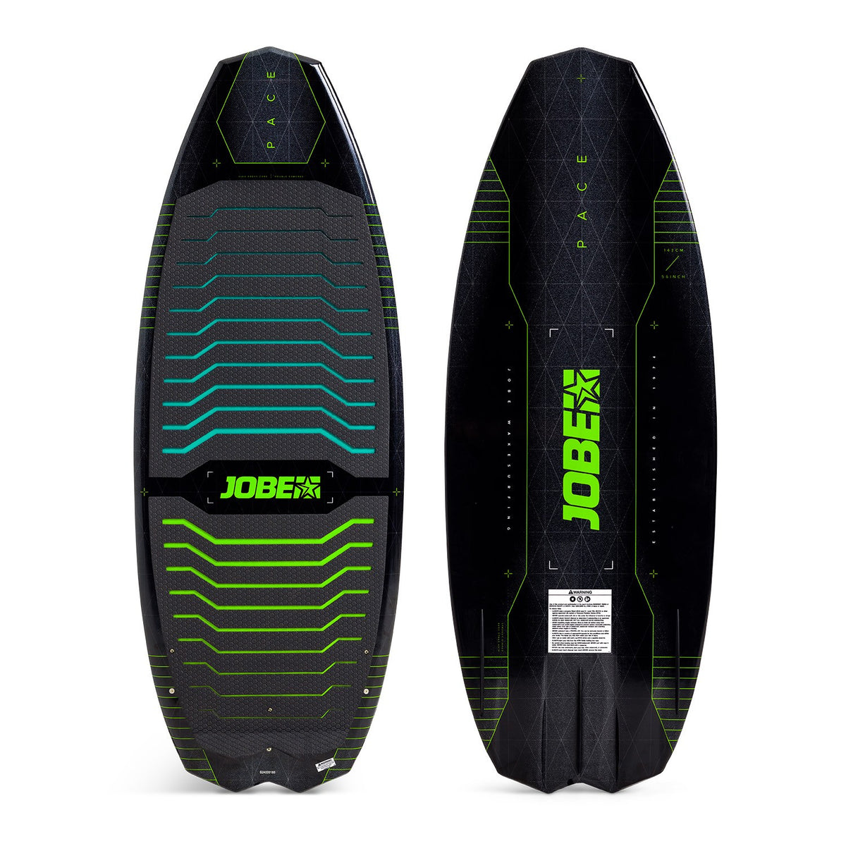 Jobe Pace Wakesurfer im Surf-Style mit EVA-Deck und Tailkick