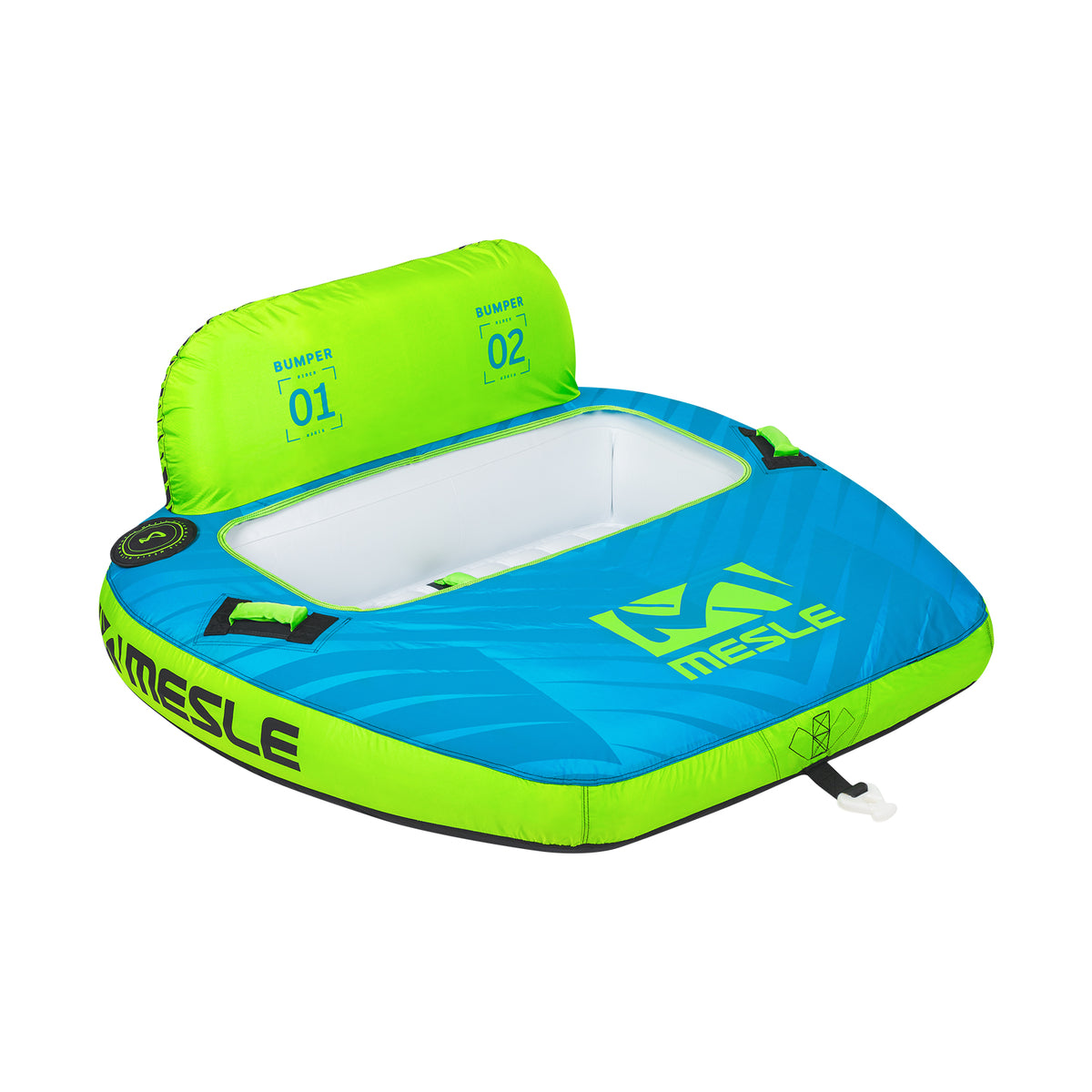 Mesle Bumper 2P Towable – Sofa-Tube mit Rückenlehne