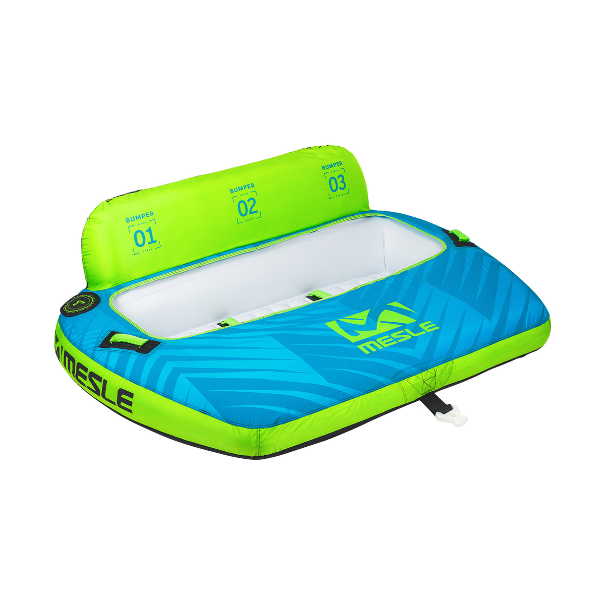 Mesle Bumper 3P Towable – Sofa-Tube mit Rückenlehne