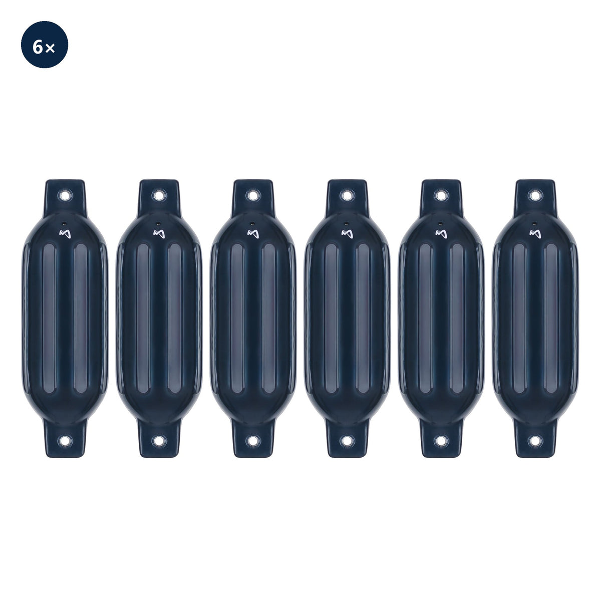 Dura Fender Marineblau – 6 Stück: alle Teile im Überblick