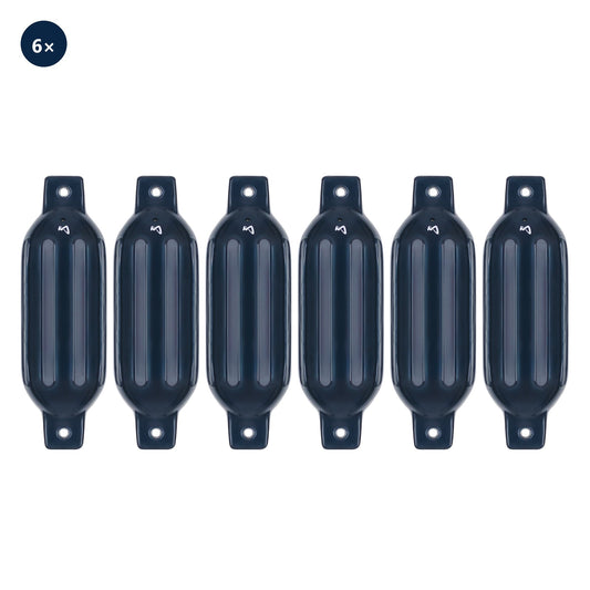 Dura Fender Marineblau – 6 Stück: alle Teile im Überblick