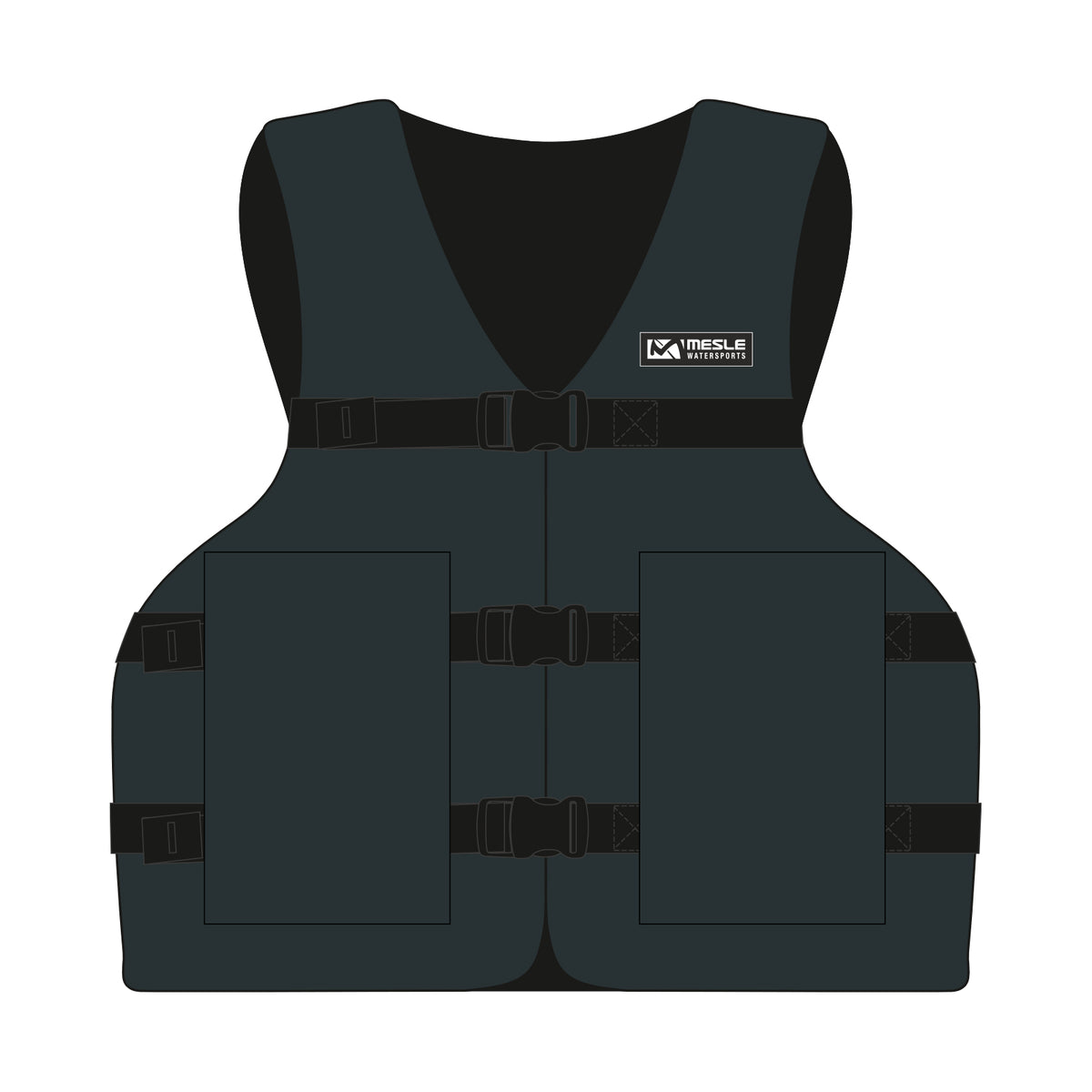 Mesle Fisherman Schwimmweste in Graphit