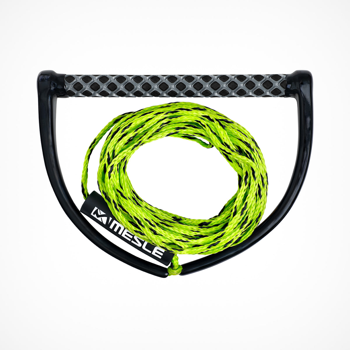 Mesle ONE Wakeboard-Leine mit Hantel in Lime