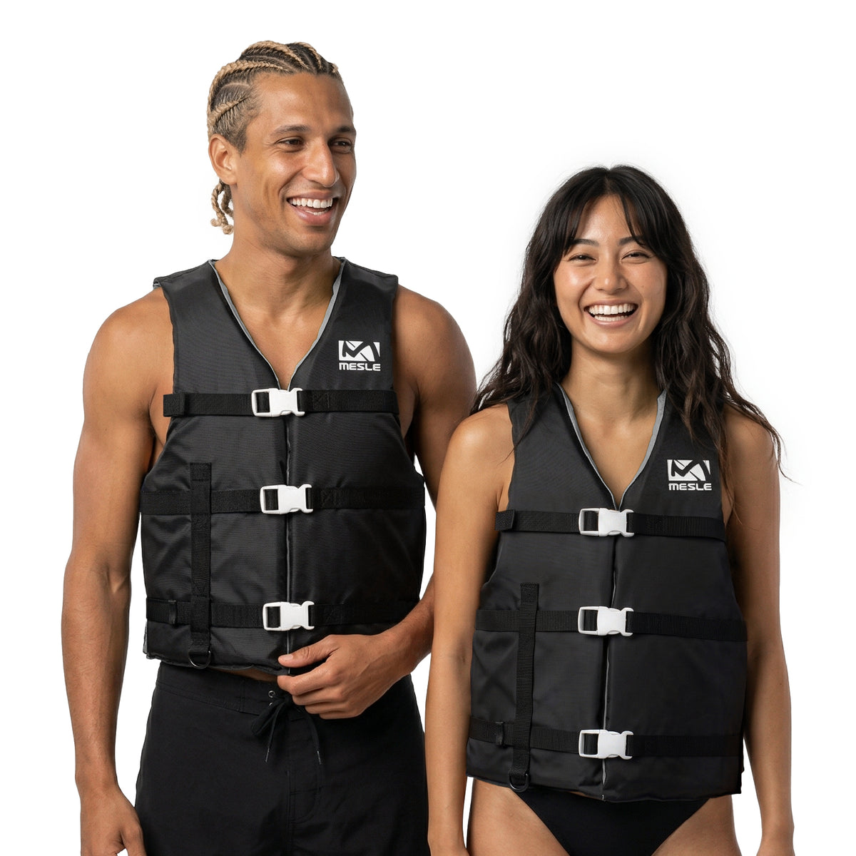 Mesle Promo Schwimmweste in Schwarz-Grau