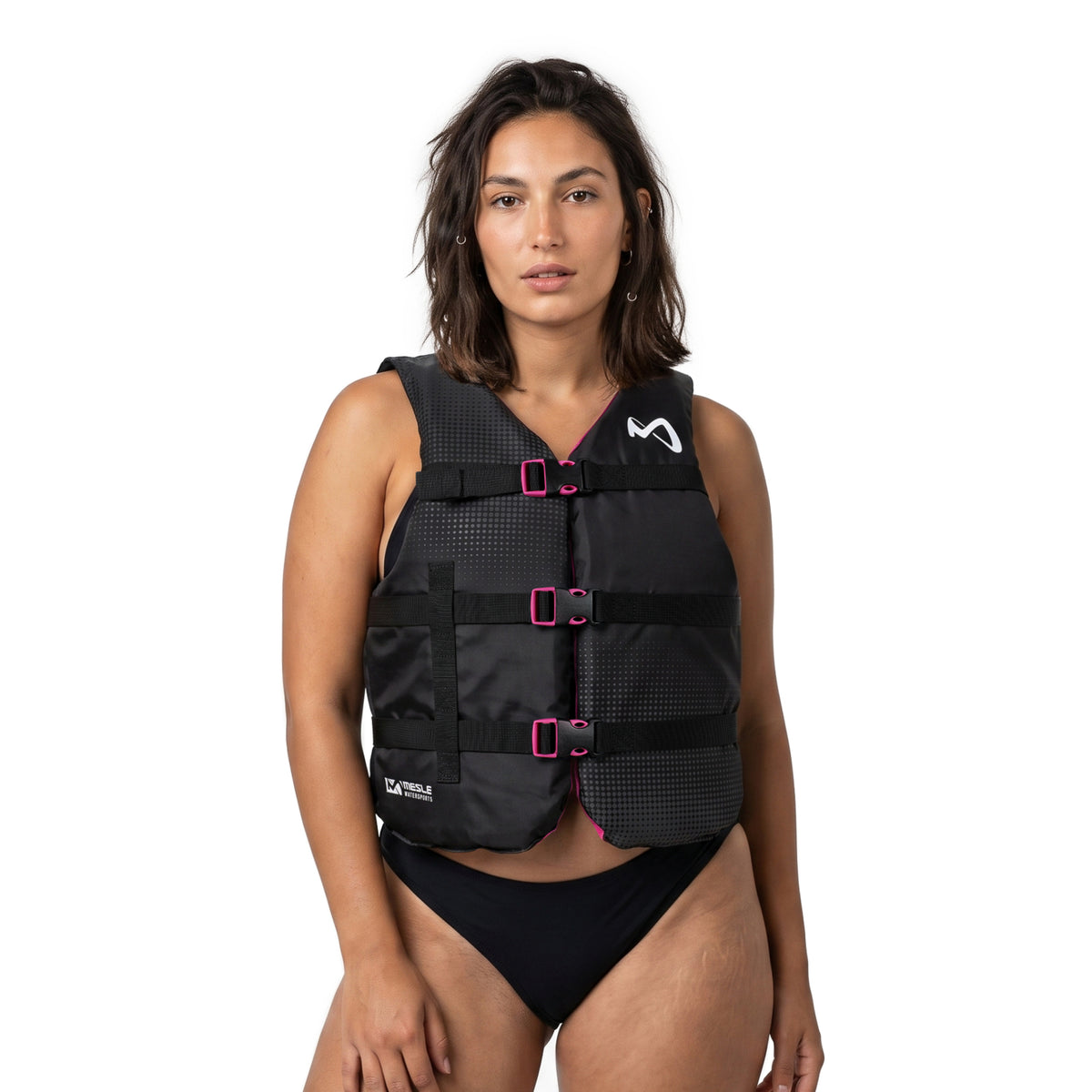 Mesle Sportswoman Damen-Schwimmweste in Schwarz-Pink