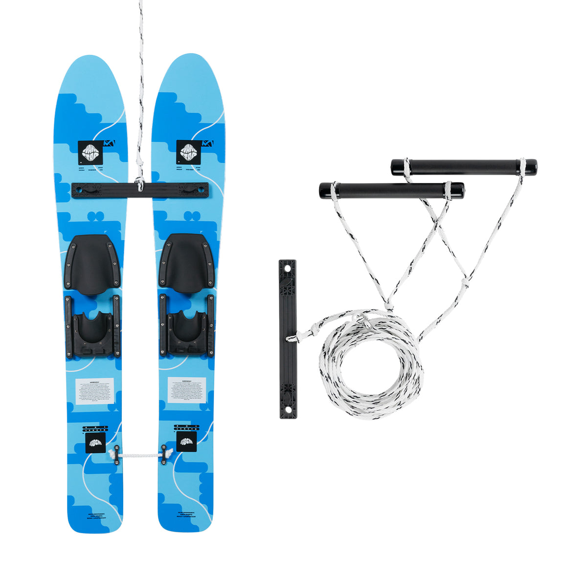 Mesle Wake Star 118 Kinder-Wasserski in Blau mit Trainerstange